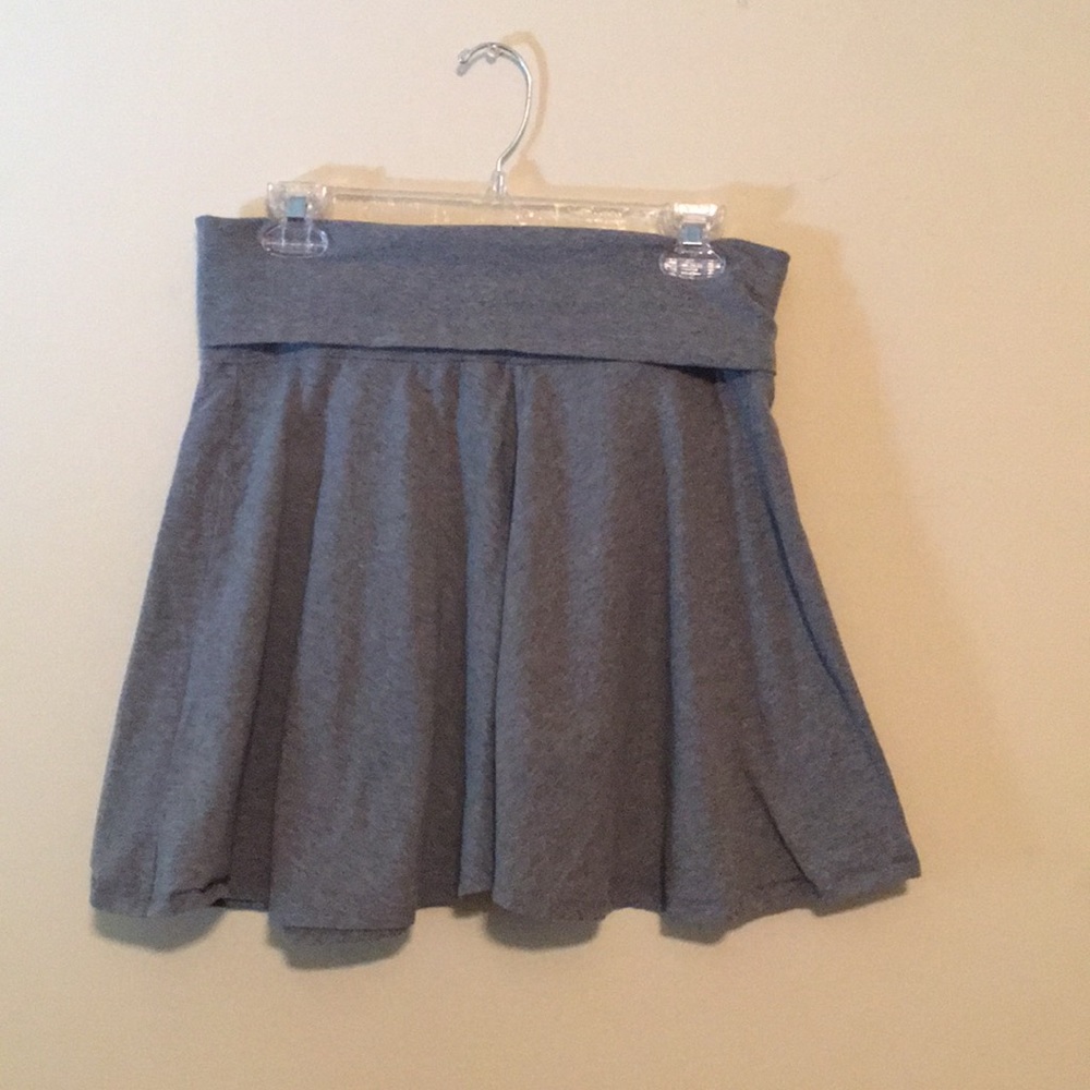 Grey skater skirt